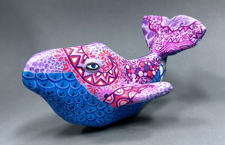 Contrasting  Whale