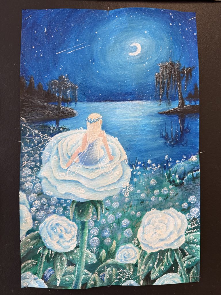 Fairy Amidst the Night Dew